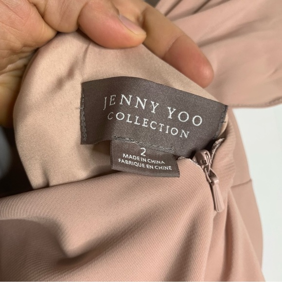 Jenny Yoo Collection BHLDN Sabine bridesmaid blush maxi dress size‎ 2 wedding - Picture 6 of 9